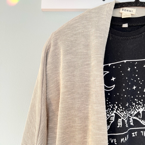 DONNI. sandwash cardigan. OSFA - Picture 2 of 3
